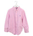 A Pink Long Sleeve Shirts from Polo Ralph Lauren in size 7Y for boy. (Front View)