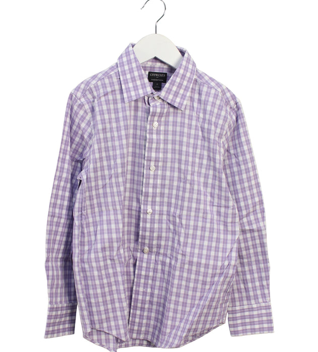 A Purple Shirts from Crewcuts in size 8Y for boy. (Front View)