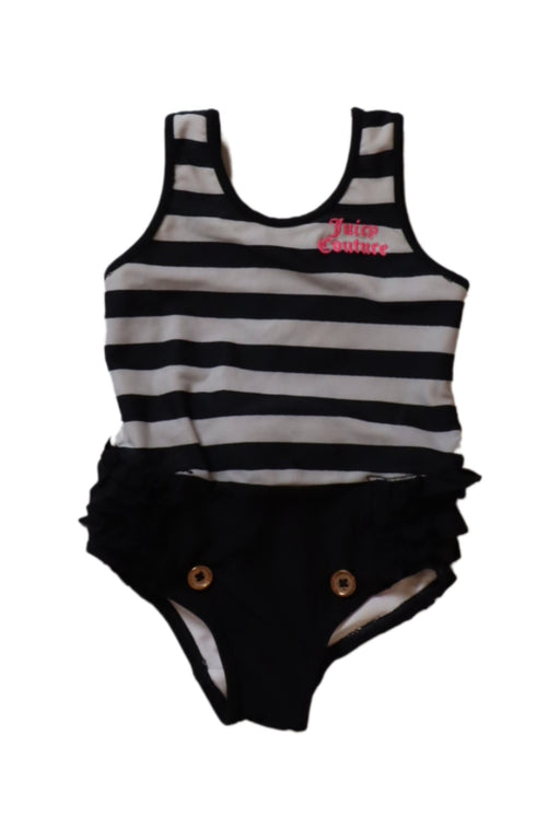 A Black Swimsuits from Juicy Couture in size 3-6M for girl. (Front View)