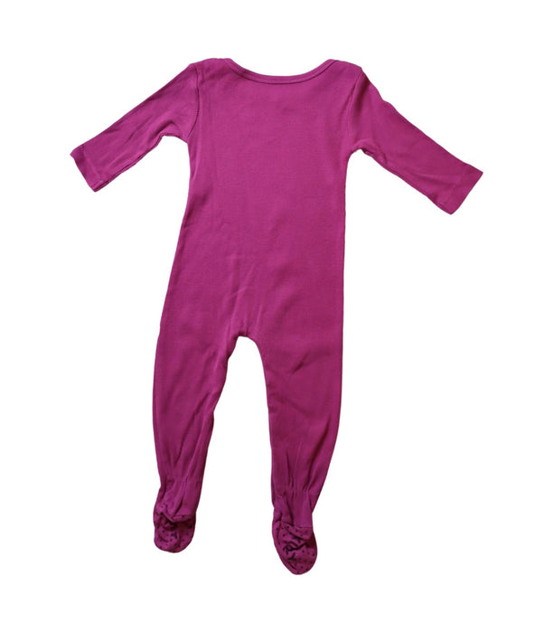 A Purple Onesies from Kidly in size 3-6M for girl. (Back View)