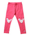 A Pink Leggings from Joules in size 6-12M for girl. (Front View)