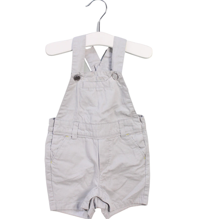 A Grey Overall Shorts from Jacadi in size 3-6M for girl. (Front View)