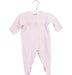 A Pink Onesies from Petit Bateau in size 0-3M for girl. (Front View)