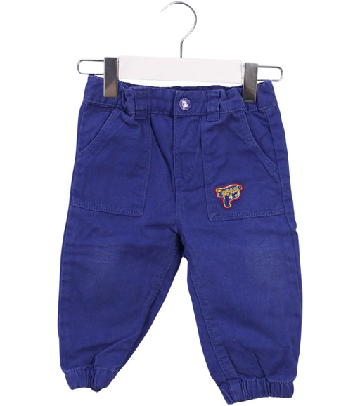 A Purple Casual Pants from DPAM in size 6-12M for boy. (Front View)