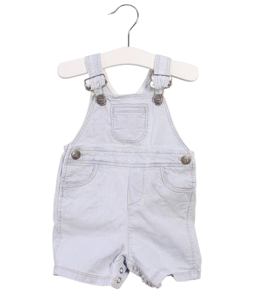 A Blue Overall Shorts from Bonpoint in size 3-6M for boy. (Front View)