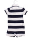 A White Short Sleeve Rompers from Ralph Lauren in size 6-12M for boy. (Back View)