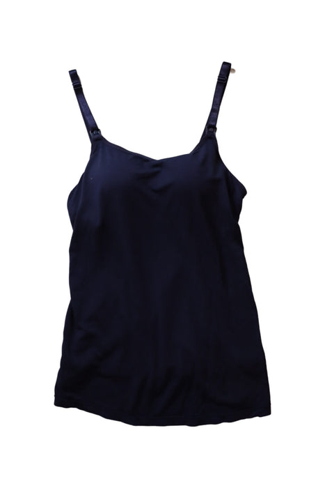 A Navy Sleeveless Tops from Prahaus in size M for maternity. (Back View)