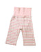 A Pink Casual Pants from Under the Nile in size 3-6M for girl. (Front View)