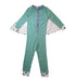 A Green Long Sleeve Jumpsuits from Petit Bateau in size 6T for girl. (Front View)