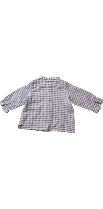 A Blue Long Sleeve Tops from Bonpoint in size 0-3M for boy. (Back View)