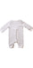 A Grey Long Sleeve Rompers from The Little White Company in size 0-3M for boy. (Back View)