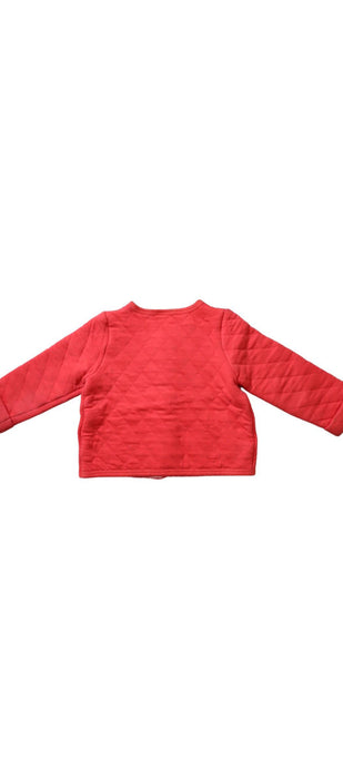 A Pink Lightweight Jackets from Petit Bateau in size 6-12M for girl. (Back View)