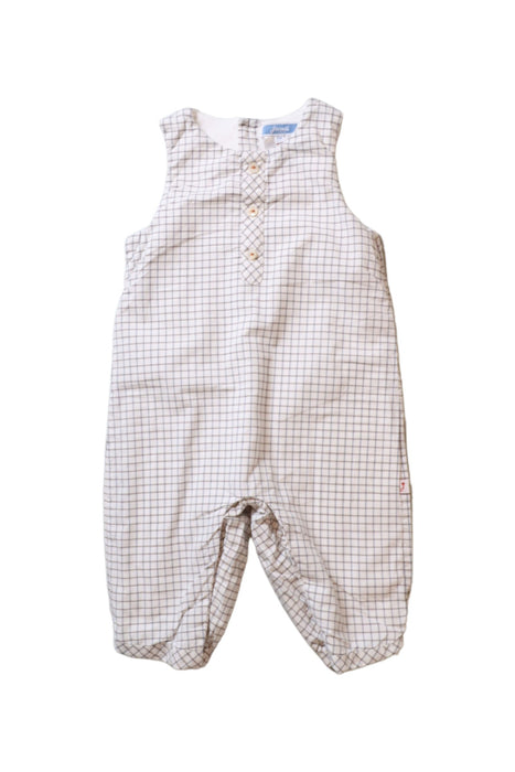 A  Sleeveless Jumpsuits from Jacadi in size 3-6M for boy. (Front View)