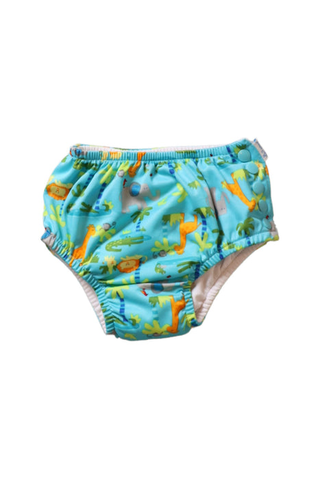 A Blue Swim Diapers from i play in size 2T for boy. (Front View)