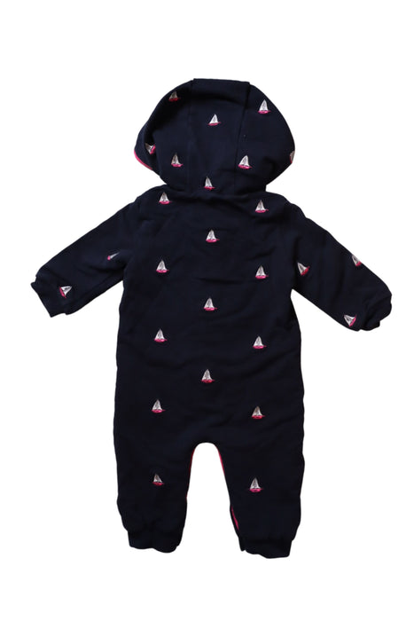 A Navy Long Sleeve Jumpsuits from Nicholas & Bears in size 3-6M for girl. (Back View)