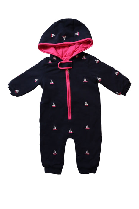 A Navy Long Sleeve Jumpsuits from Nicholas & Bears in size 3-6M for girl. (Front View)