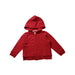 A Red Zippered Sweatshirts from Mini Mioche in size 4T for boy. (Front View)