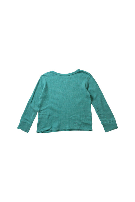 A Teal Long Sleeve Tops from Crewcuts in size 3T for boy. (Back View)