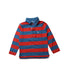 A Red Long Sleeve Polos from Boden in size 3T for boy. (Front View)