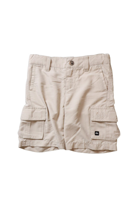 A White Shorts from Quiksilver in size 3T for boy. (Front View)