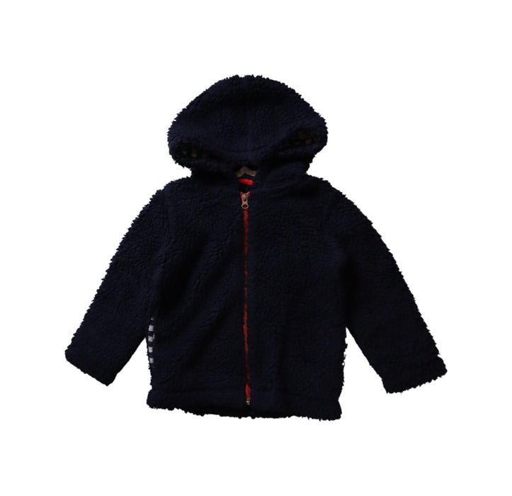 A Navy Lightweight Jackets from Boden in size 3T for boy. (Front View)