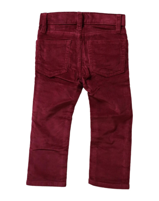 A Burgundy Casual Pants from Crewcuts in size 2T for boy. (Back View)