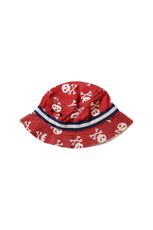 A Red Sun Hats from Boden in size 3T for girl. (Front View)