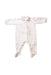 A White Onesies from Chicco in size 3-6M for neutral. (Front View)