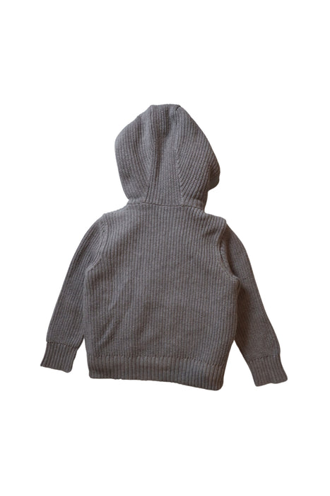 A Grey Puffer/Quilted Jackets from Vertbaudet in size 3T for neutral. (Back View)