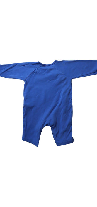 A Blue Long Sleeve Jumpsuits from Mides in size 3-6M for boy. (Back View)