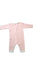 A Pink Long Sleeve Jumpsuits from Petit Bateau in size 6-12M for girl. (Back View)