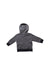 A Grey Zippered Sweatshirts from Roots in size 3-6M for boy. (Back View)