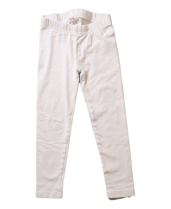 A White Leggings from Seed in size 12-18M for girl. (Front View)