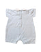 A Blue Short Sleeve Rompers from Baroni in size 6-12M for girl. (Back View)