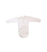 A White Long Sleeve Bodysuits from Petit Bateau in size 3-6M for neutral. (Back View)