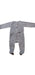 A Grey Onesies from Jacadi in size 3-6M for neutral. (Back View)