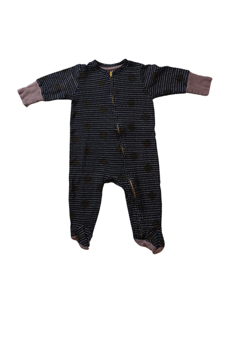 A Navy Onesies from TinyBitz in size 6-12M for boy. (Front View)