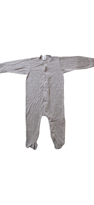 A Grey Onesies from Cambrass in size 3-6M for neutral. (Front View)