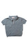 A Blue Short Sleeve Polos from Excuse My French in size 6-12M for boy. (Front View)