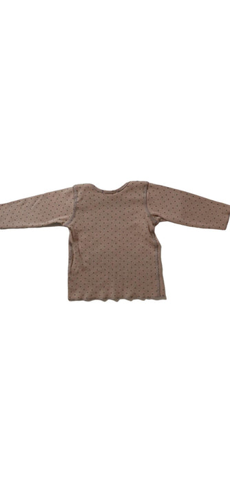 A Grey Long Sleeve Tops from Bonpoint in size 3-6M for girl. (Back View)