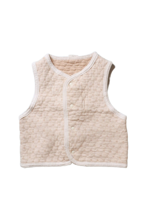 A Beige Outerwear Vests from Primeval in size 12-18M for neutral. (Front View)