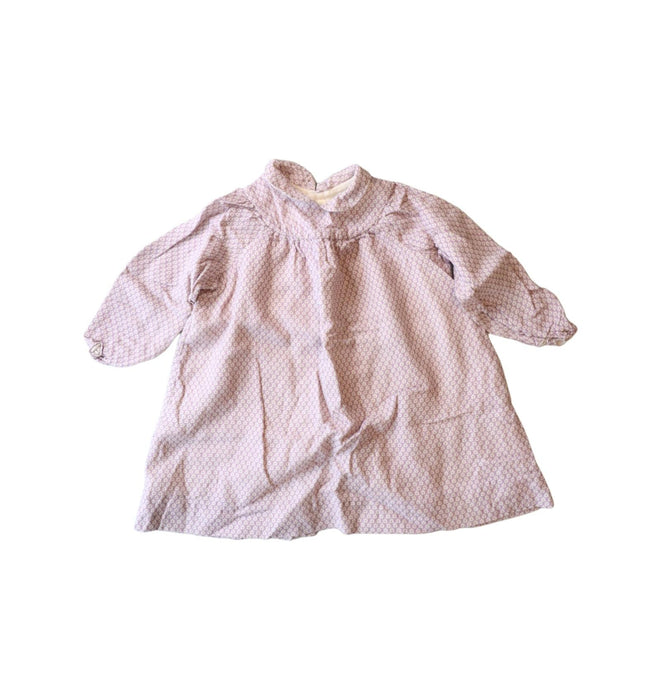 A Pink Long Sleeve Dresses from Bonpoint in size 2T for girl. (Front View)