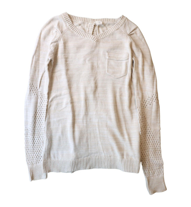 A Beige Crewneck Sweatshirts from Ivivva in size 12Y for girl. (Front View)