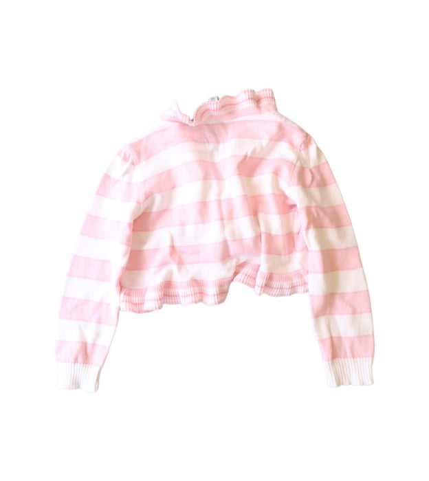 A Pink Cardigans from Simonetta in size 3T for girl. (Back View)