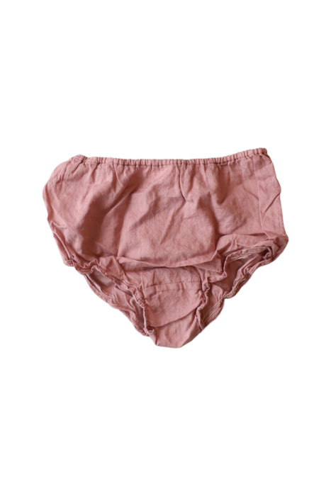 A Peach Bloomers from Burberry in size 6-12M for girl. (Front View)