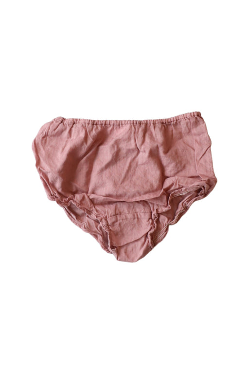 A Peach Bloomers from Burberry in size 6-12M for girl. (Front View)