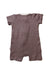 A Grey Short Sleeve Rompers from TinyBitz in size 3-6M for boy. (Back View)