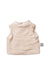A Beige Outerwear Vests from Natures Purest in size 3-6M for neutral. (Back View)