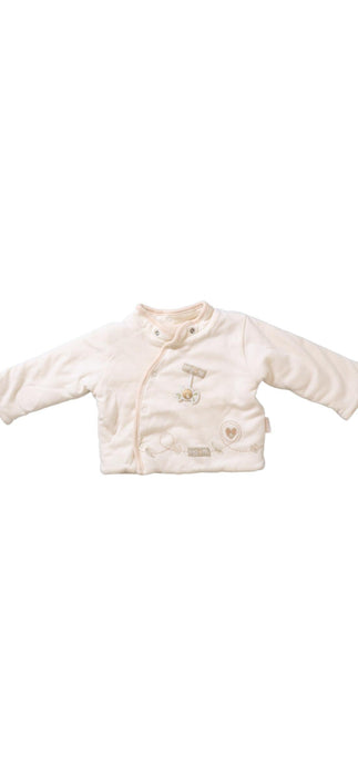 A Beige Cardigans from Natures Purest in size 3-6M for boy. (Front View)