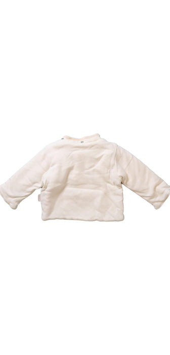 A Beige Cardigans from Natures Purest in size 3-6M for boy. (Back View)